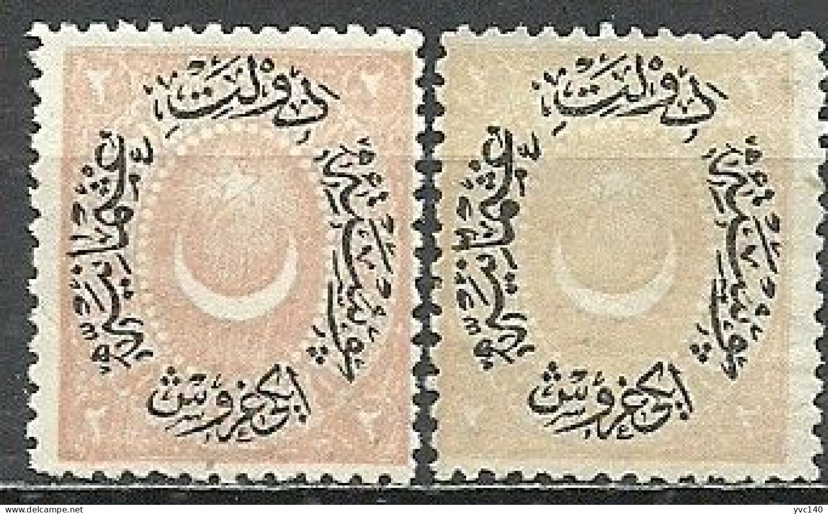 Turkey; 1881 Duloz Postage Stamp 2 K. Type VI "Color Tone Variety" - Neufs