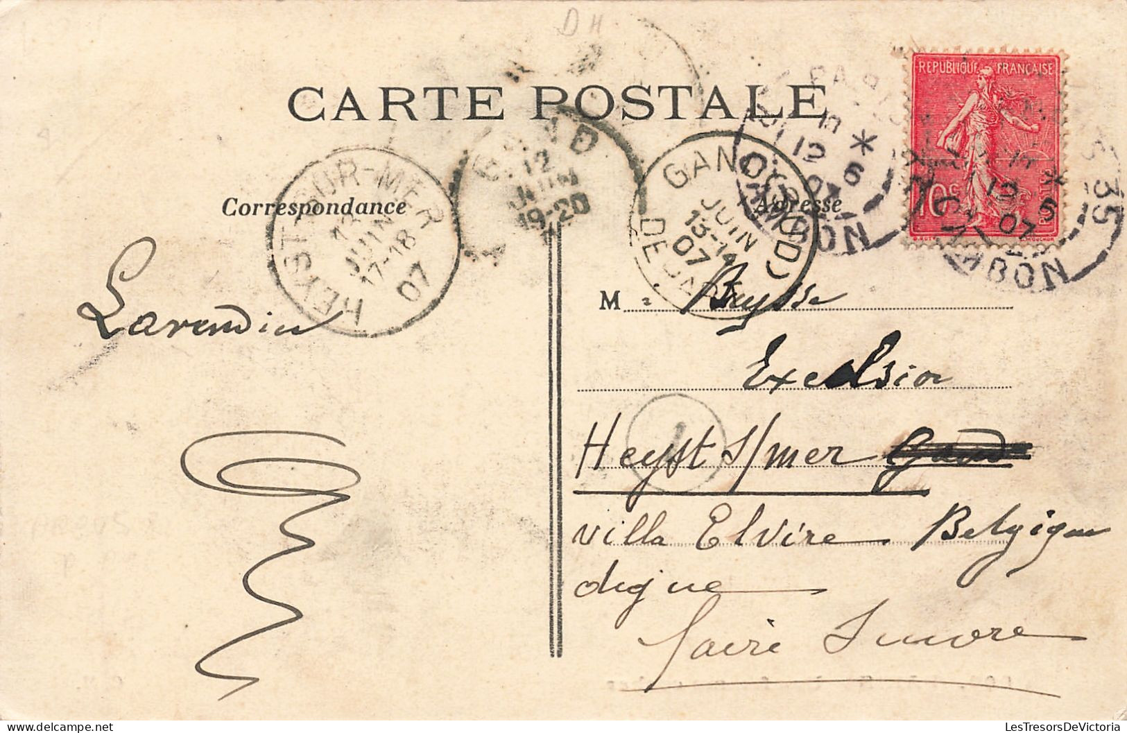 France - Paris - Une Femme Cocher - Attelage - Animé  -  Carte Postale Ancienne - Petits Métiers à Paris