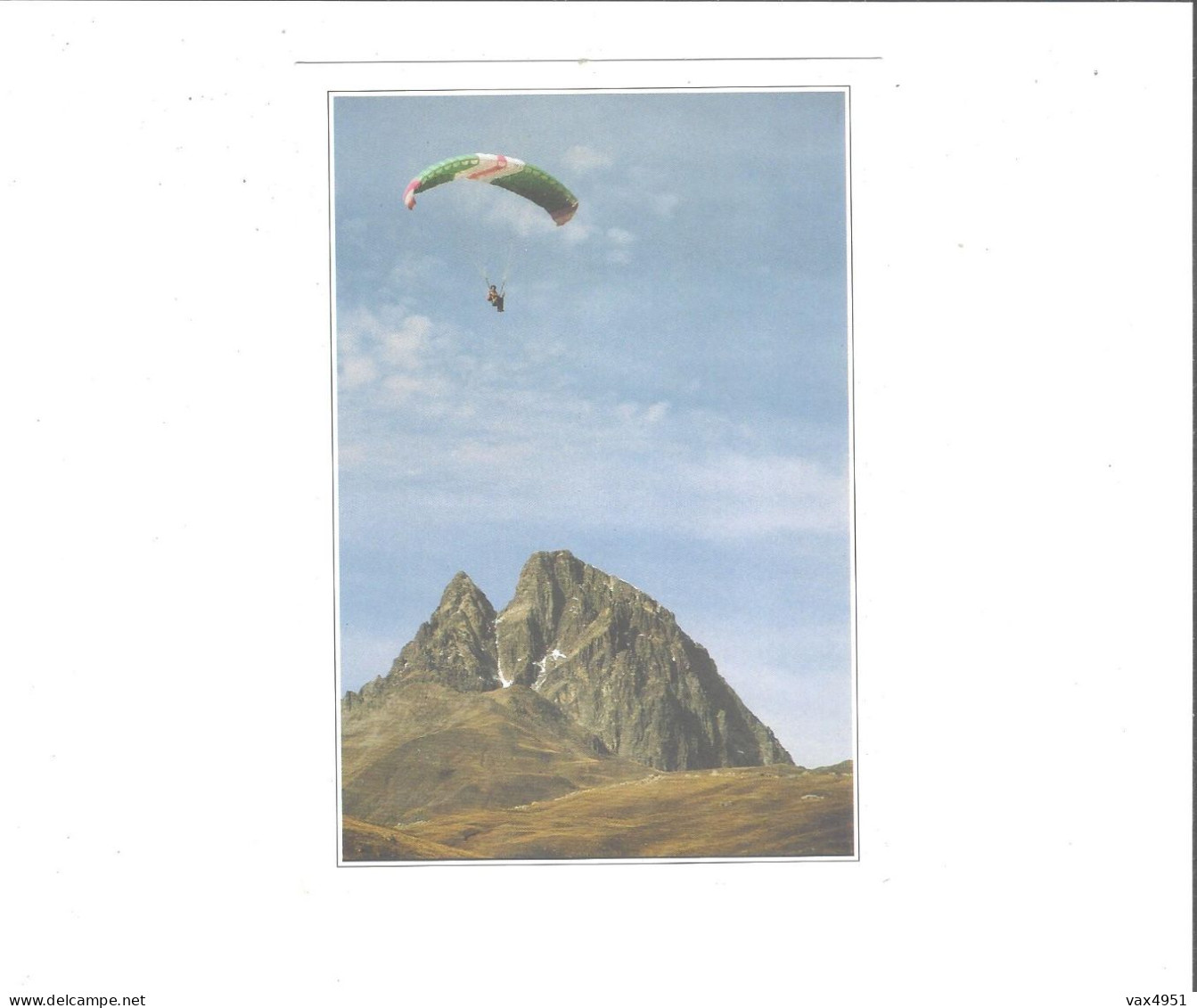 THEME SPORTS PARAPENTE   VALLE DE TENA PICO MIDI D OSSAU      **    RARE     A SAISIR ** - Parachutting