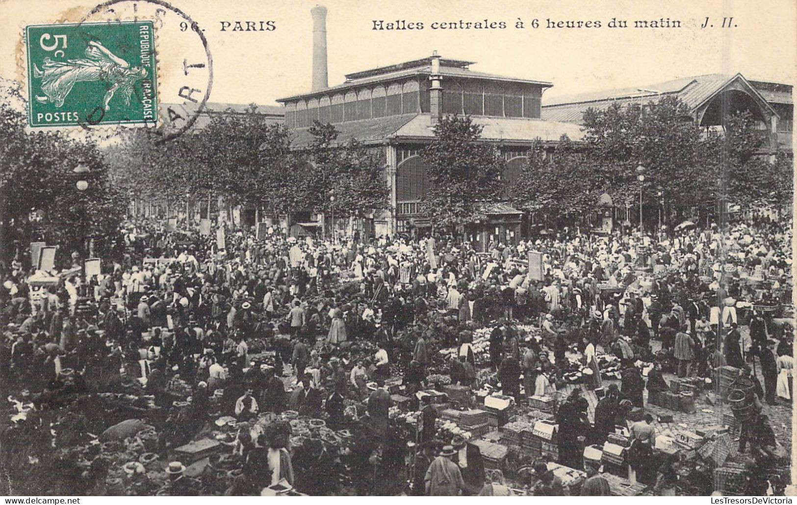 FRANCE - 75 - Paris - Halles Centrales à 6 Heures Du Matin - Animée - Carte Postale Ancienne - Other Monuments