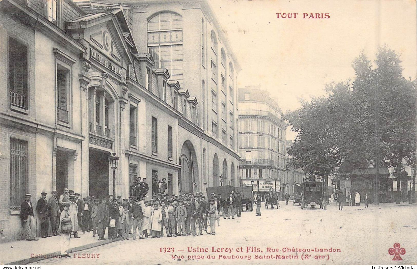 FRANCE - 75 - Tout Paris - Usine Leroy Et Fils, Rue Château-Landon - Vue Prise Du Faubourg.. - Carte Postale Ancienne - Other Monuments