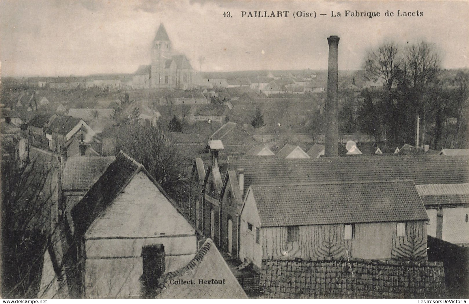 France - Paillart - La Fabrique De Lacet - Collect. Hertout - Impr. Edia -  Carte Postale Ancienne - Clermont