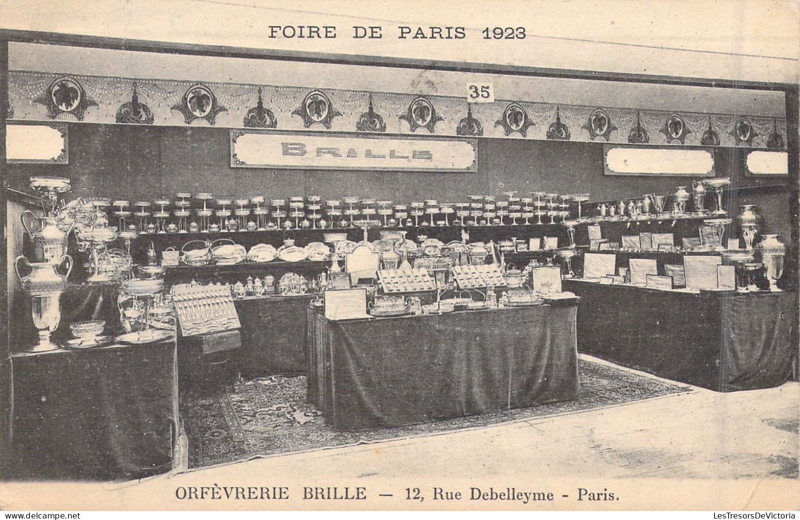 FRANCE - 75 - Paris - Foire De Paris 1923 - Orfèvrerie Brille - 12 Rue Debelleyme - Carte Postale Ancienne - Other Monuments