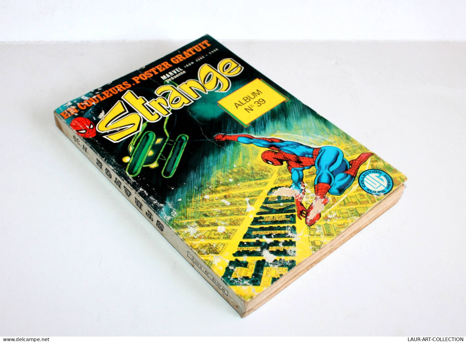 RARE! MARVEL STRANGE ALBUM N°39 Mens. N°116,117,118 1979 LUG JOURNAL SUPER-HEROS / ANCIEN BD COLLECTION  (3008.93) - Strange