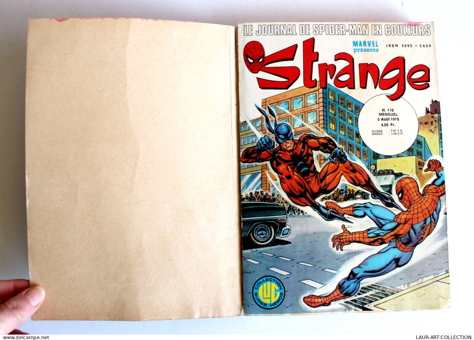 RARE! MARVEL STRANGE ALBUM N°39 Mens. N°116,117,118 1979 LUG JOURNAL SUPER-HEROS / ANCIEN BD COLLECTION  (3008.93) - Strange