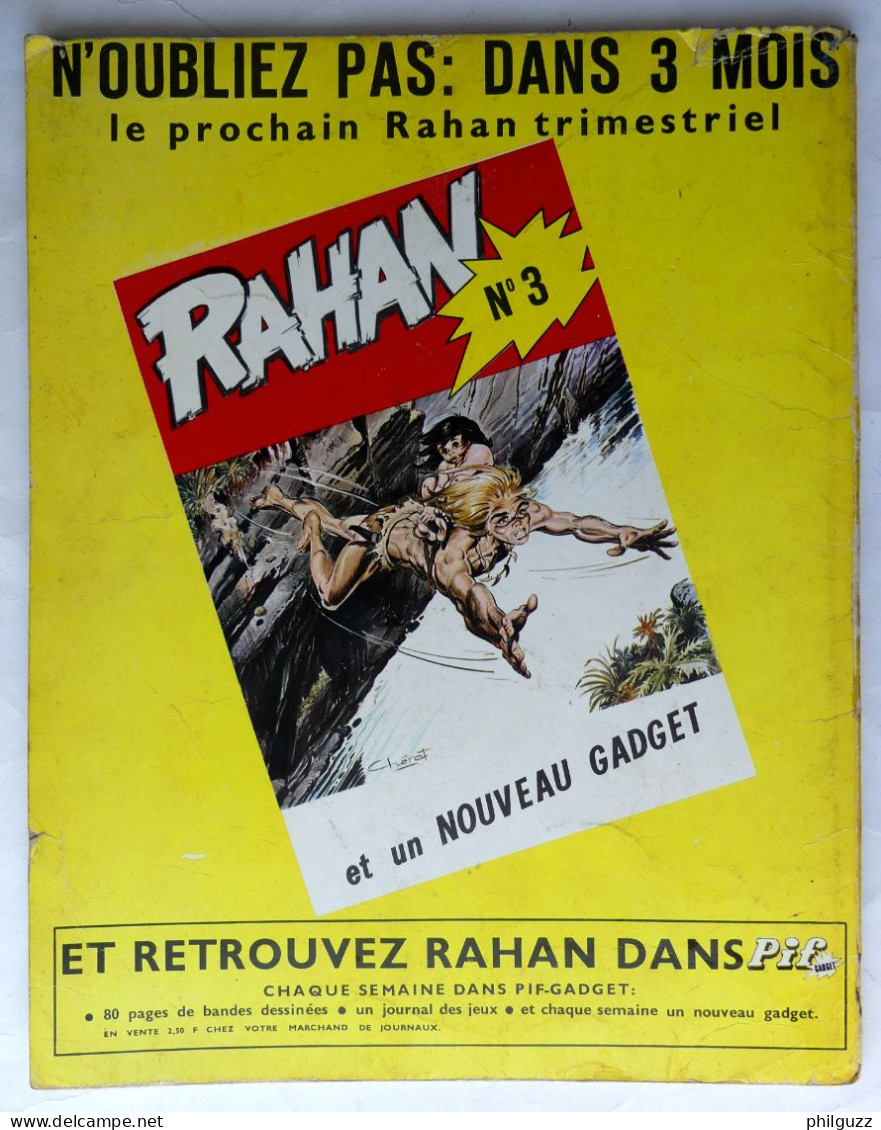 RAHAN - éd Vaillant 1ère Série N°2 - 1972 - Rahan