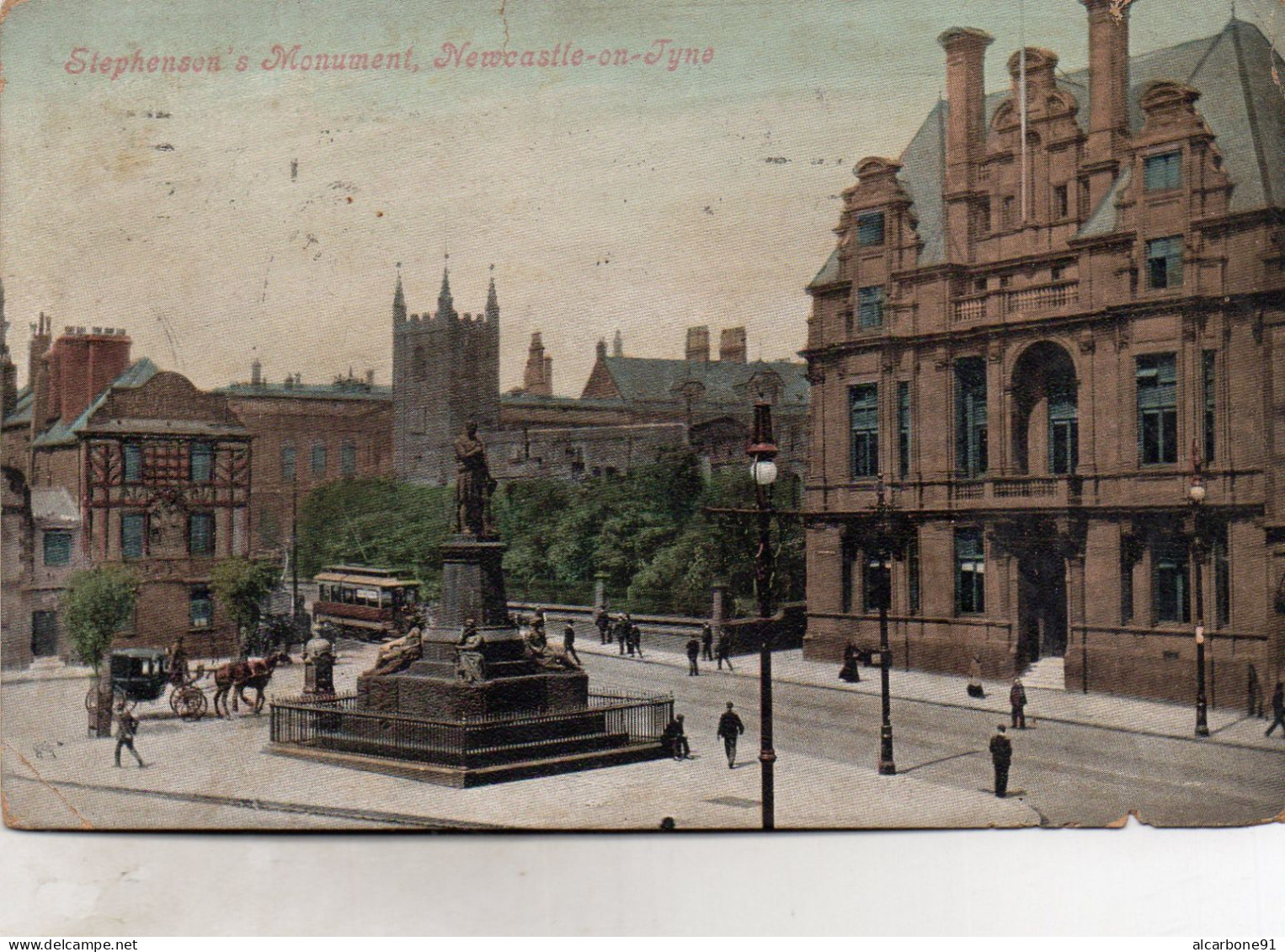 NEWCASTLE - Stephenson's Monument - Newcastle-upon-Tyne