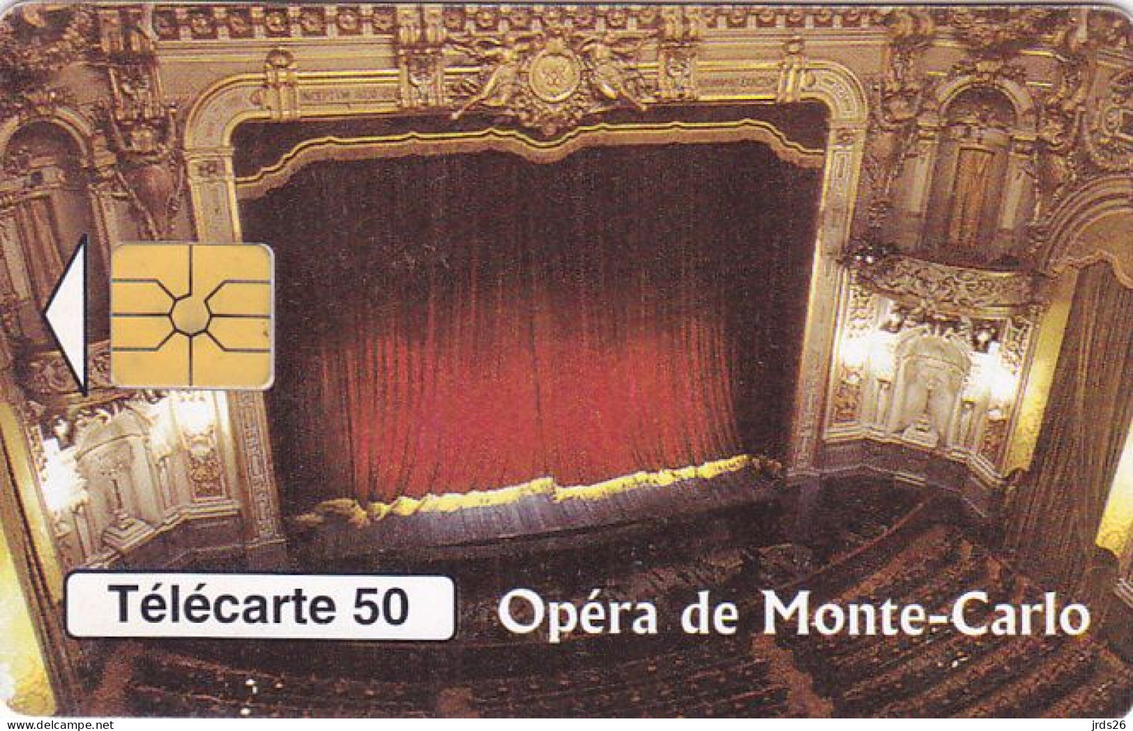 Monaco Phonecard Chip  - - - Opera De Monte Carlo - Monaco