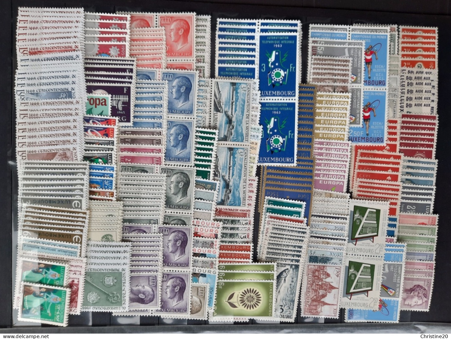 Luxembourg 1960/1998 Une Collection Dont List Jointe **TB Cote 1226€ - Collections