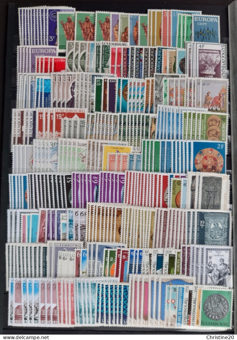 Luxembourg 1960/1998 Une Collection Dont List Jointe **TB Cote 1226€ - Collections