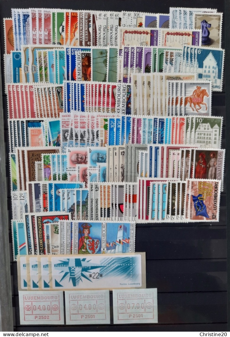 Luxembourg 1960/1998 Une Collection Dont List Jointe **TB Cote 1226€ - Collections