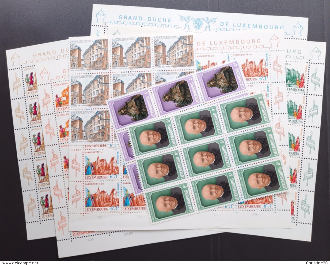 Luxembourg 1960/1998 une collection dont list jointe **TB cote 1226€