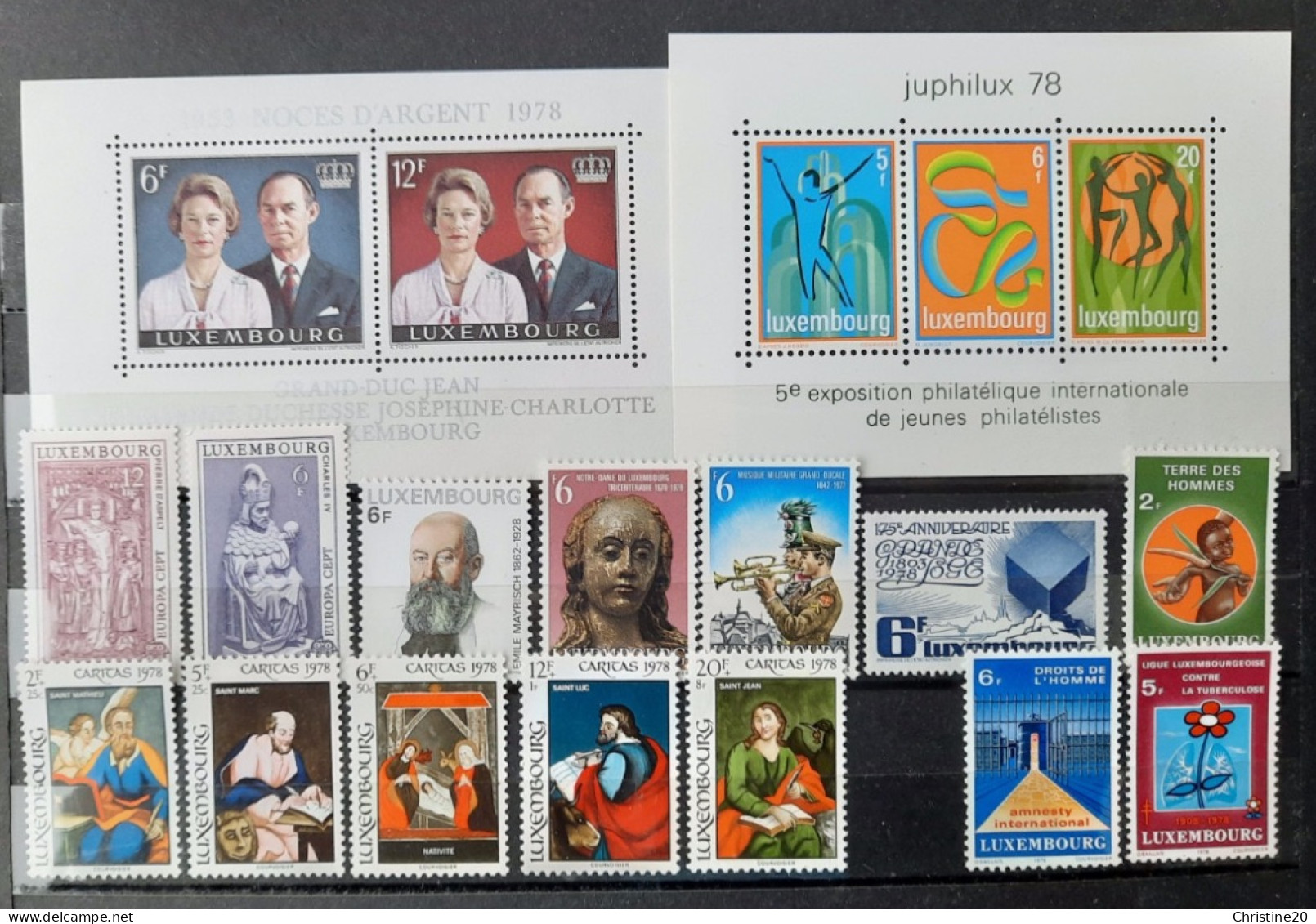 Luxembourg 1978 Année Complete N°912/930 **TB Cote 24€35 - Full Years