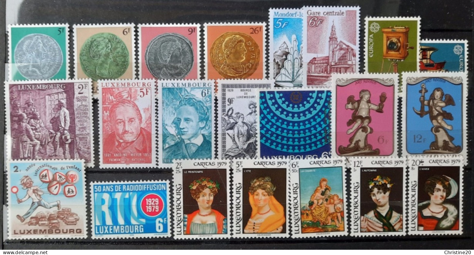 Luxembourg 1979 Année Complete N°931/52 **TB Cote 26€40 - Full Years