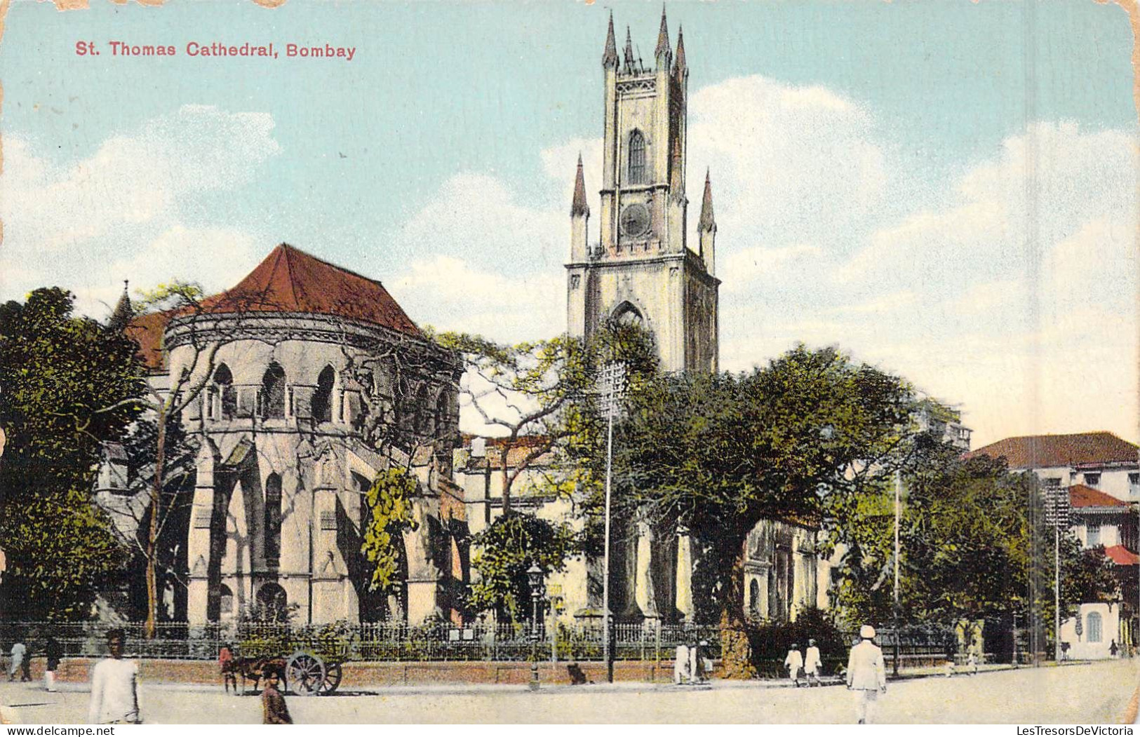 INDE - Bombay - St. Thomas Cathédral - Carte Postale Ancienne - Indien