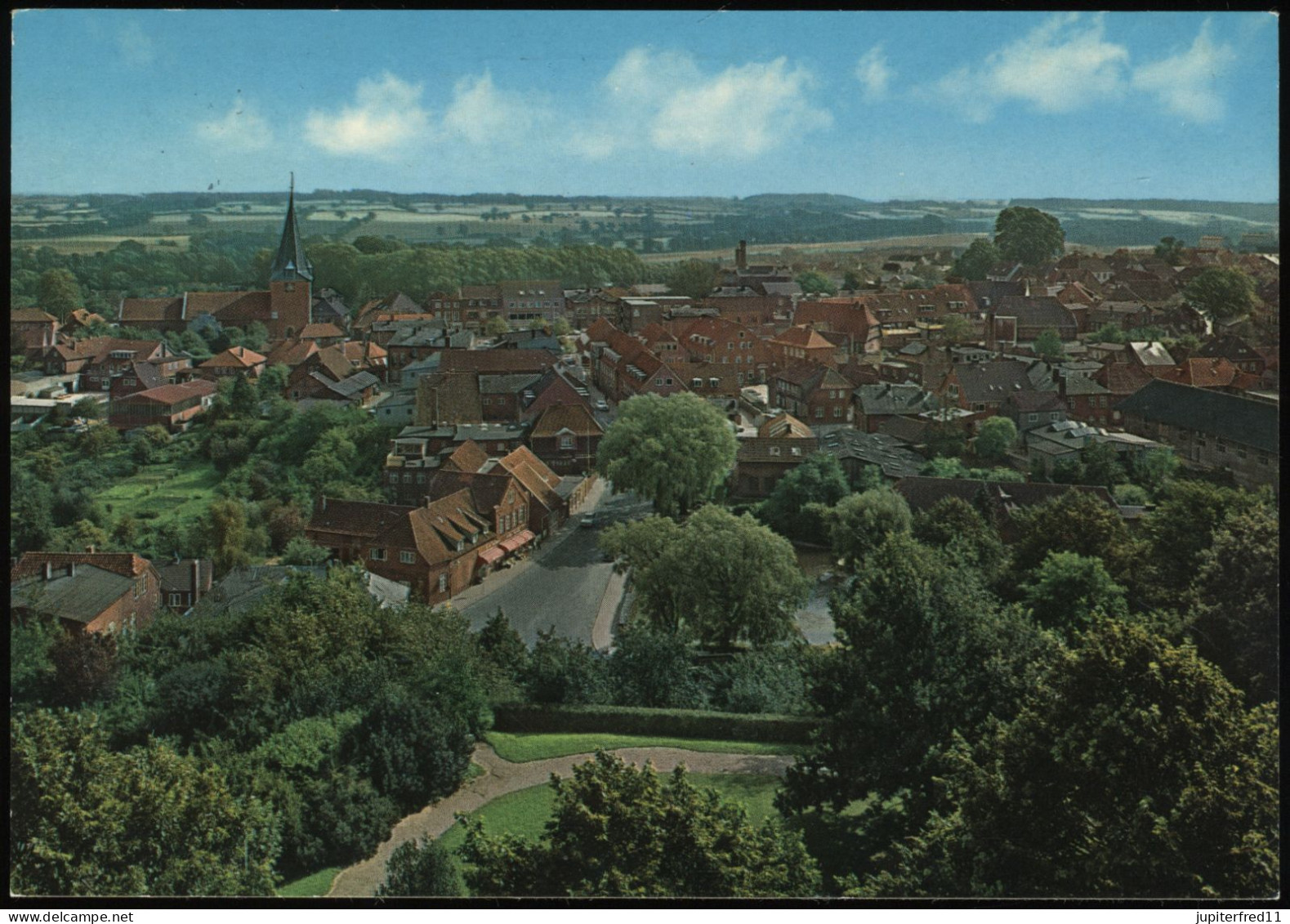 (B3330) AK Lütjenburg (Krs. Plön), Luftaufnahme 1975 - Luetjenburg