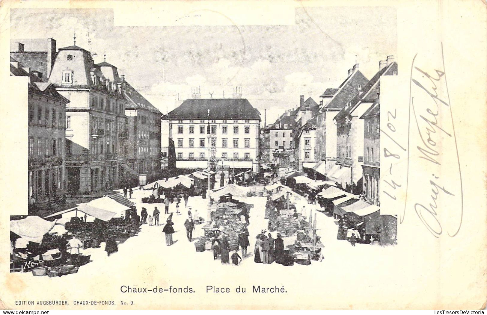SUISSE - Chaux-de-fonds - Place Du Marché - Carte Postale Ancienne - La Chaux