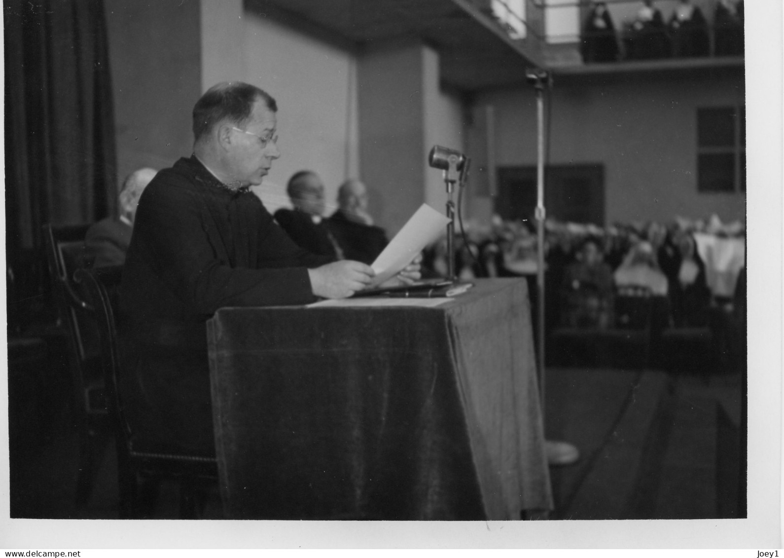 Photo  Réunion Ecclésiastique Paris,Studio Dabo Paris,Format 13/18, Années 50 - Geïdentificeerde Personen