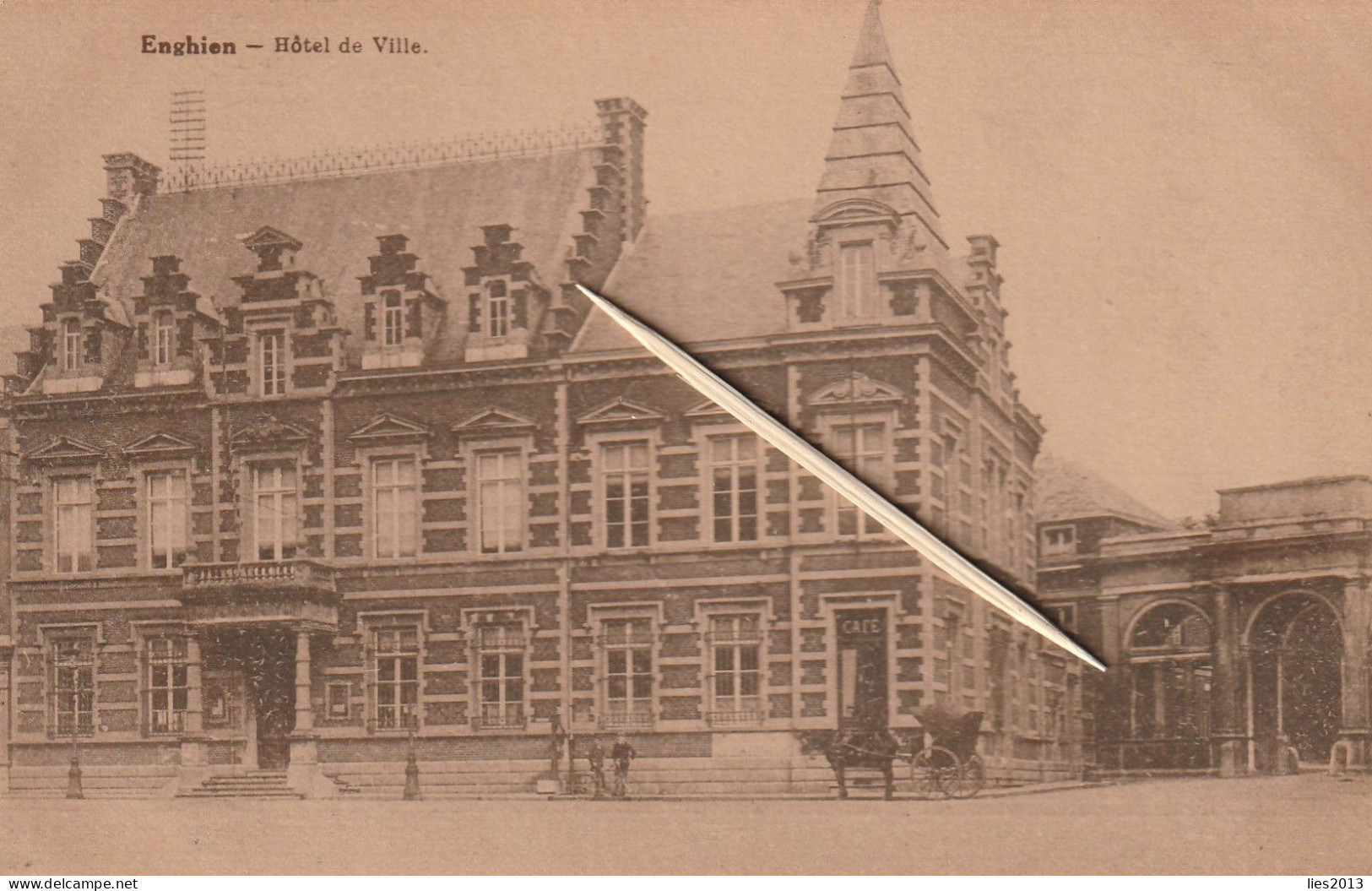 Enghien, Hotel De Ville, ,  2 Scans - Enghien - Edingen