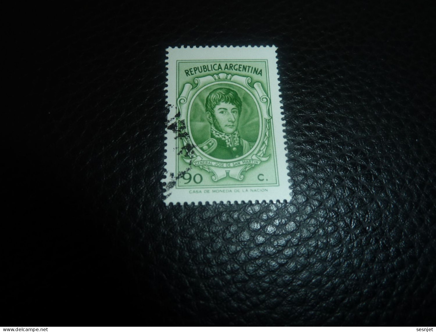 Republica Argentina - Général José De San Martin - 90 Centavos - Vert - Oblitéré - Année 1972 - - Usados