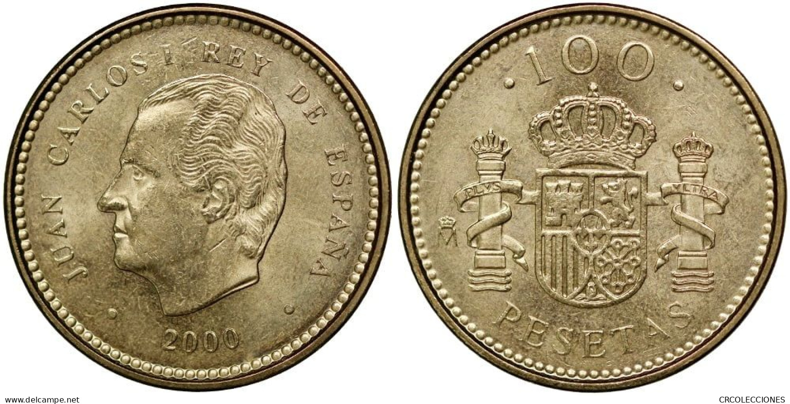 C2000 MONEDA ESPAÑA 100 PESETAS 2000 LIS ARRIBA SIN CIRCULAR - 100 Peseta