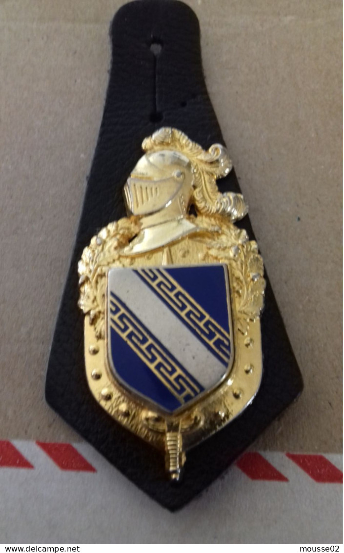 INSIGNE DE POITRINE / PUCELLE  Légion GENDARMERIE CHAMPAGNE ARDENNES - Bleu Foncé. - Police & Gendarmerie