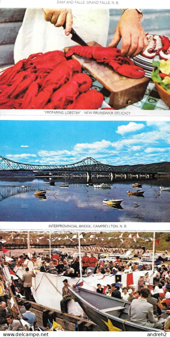 Nouveau-Brunswick Canada - 14 Offiicial Views Of The HARTLAND BRIDGE - Souvenir Folder - Carnet Souvenir - Sonstige & Ohne Zuordnung