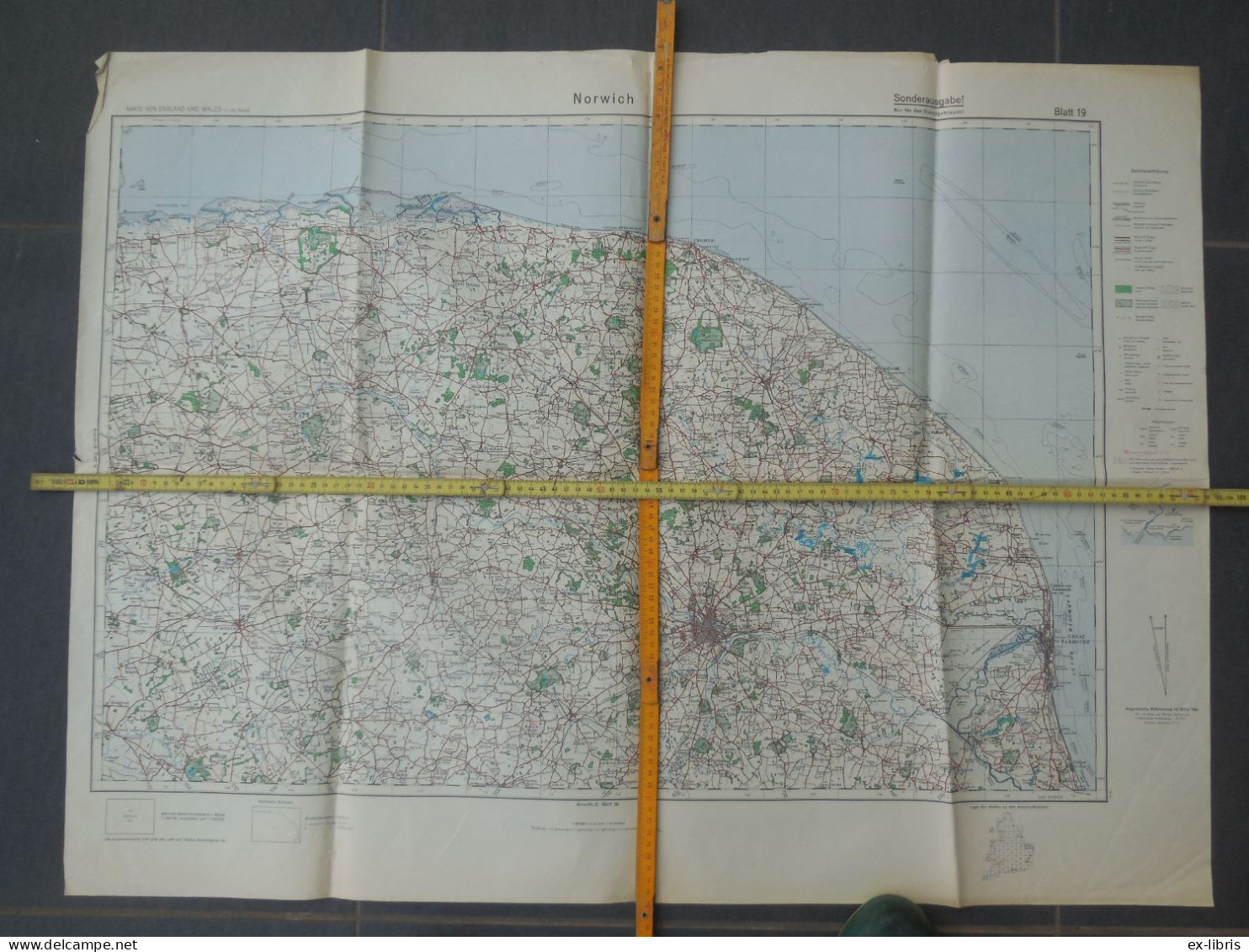 NORWICH - Sonderausgabe 1938 - Karte Von England Und Wales - Documents