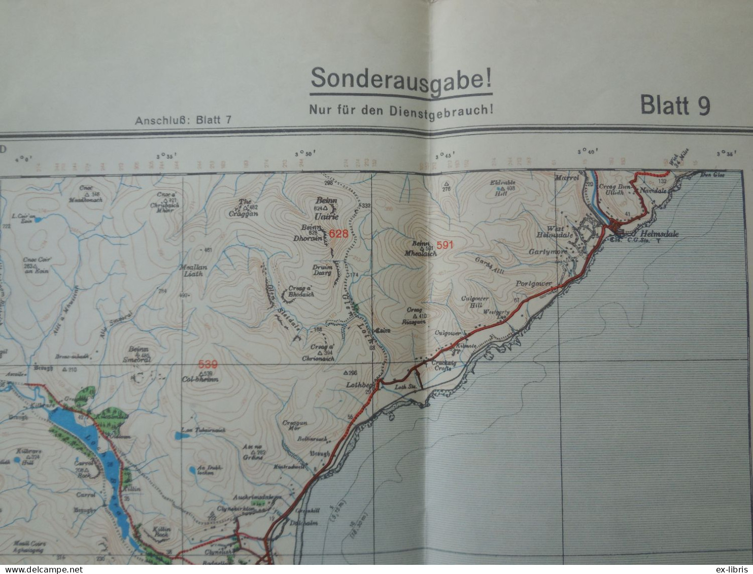 DORNOCH - Sonderausgabe 1938 - Karte Von England Und Wales - Documents