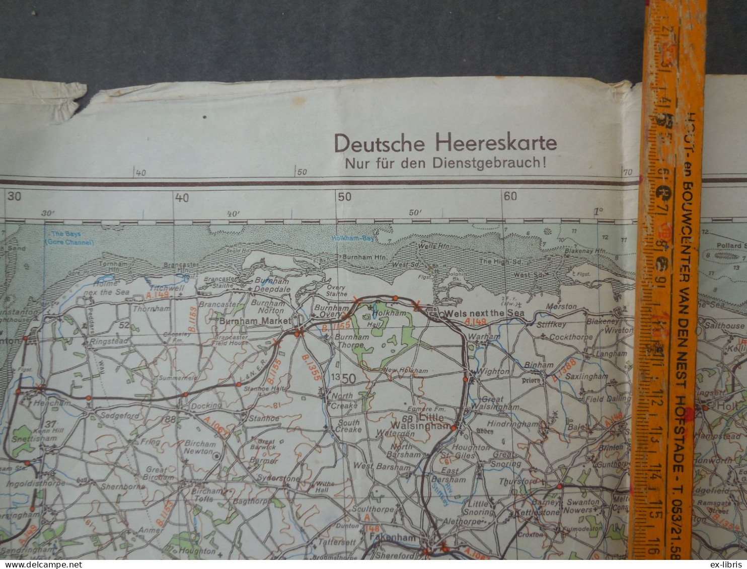 NORWICH - Deutsche Heereskarte 1940 - Documents