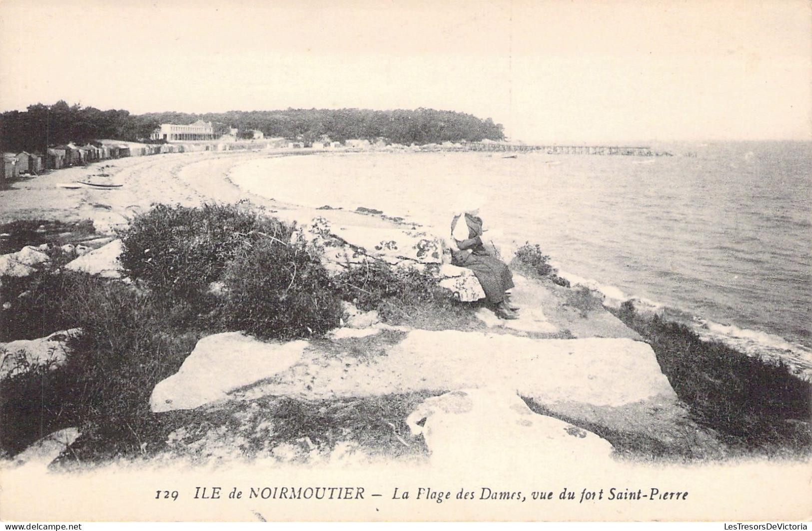 FRANCE - 85 - Ile De Noirmoutier - La Plage Des Dames Vue Sur Le Fort Saint Pierre - Carte Postale Animée - Ile De Noirmoutier