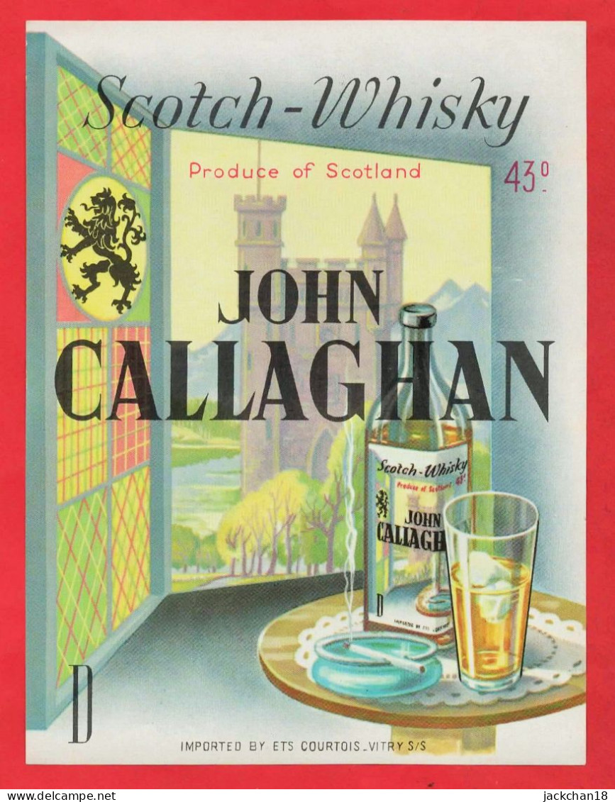 -- SCOTCH - WHISKY / JOHN CALLAGHAN -- - Whisky