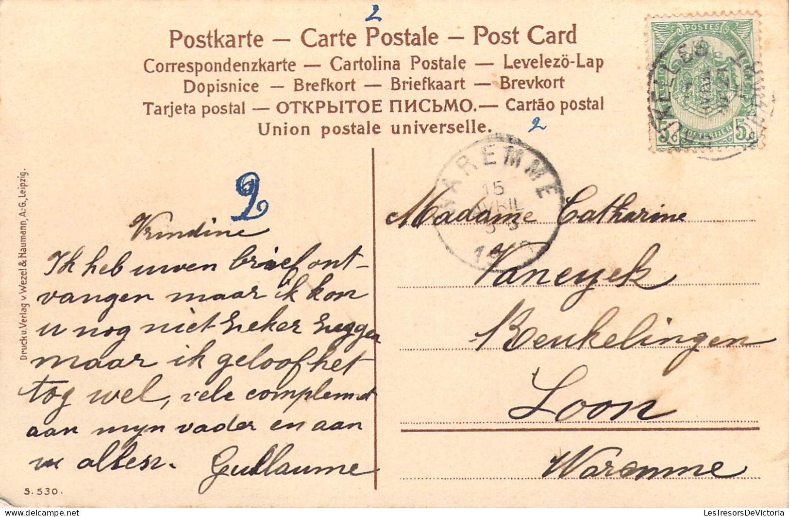 FANTAISIE - Animaux - Poussins - Carte Postale Ancienne - Sonstige & Ohne Zuordnung