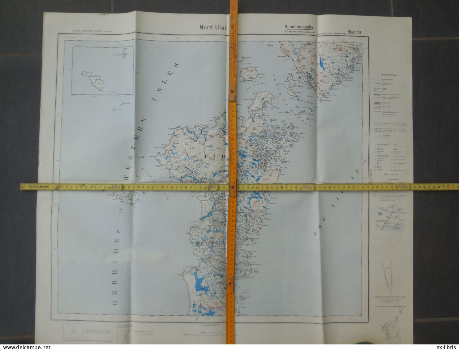 NORD UIST - Karte Von Schotland - Sonderausgabe 1938 - Documents