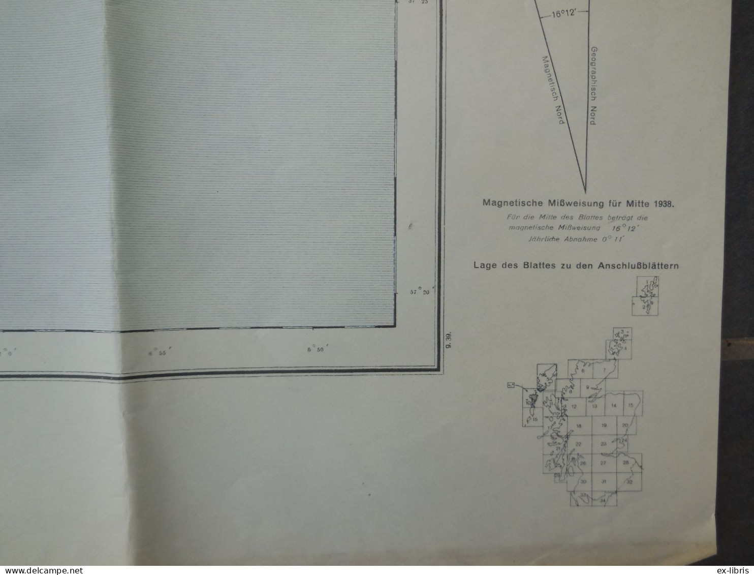 NORD UIST - Karte Von Schotland - Sonderausgabe 1938 - Documents