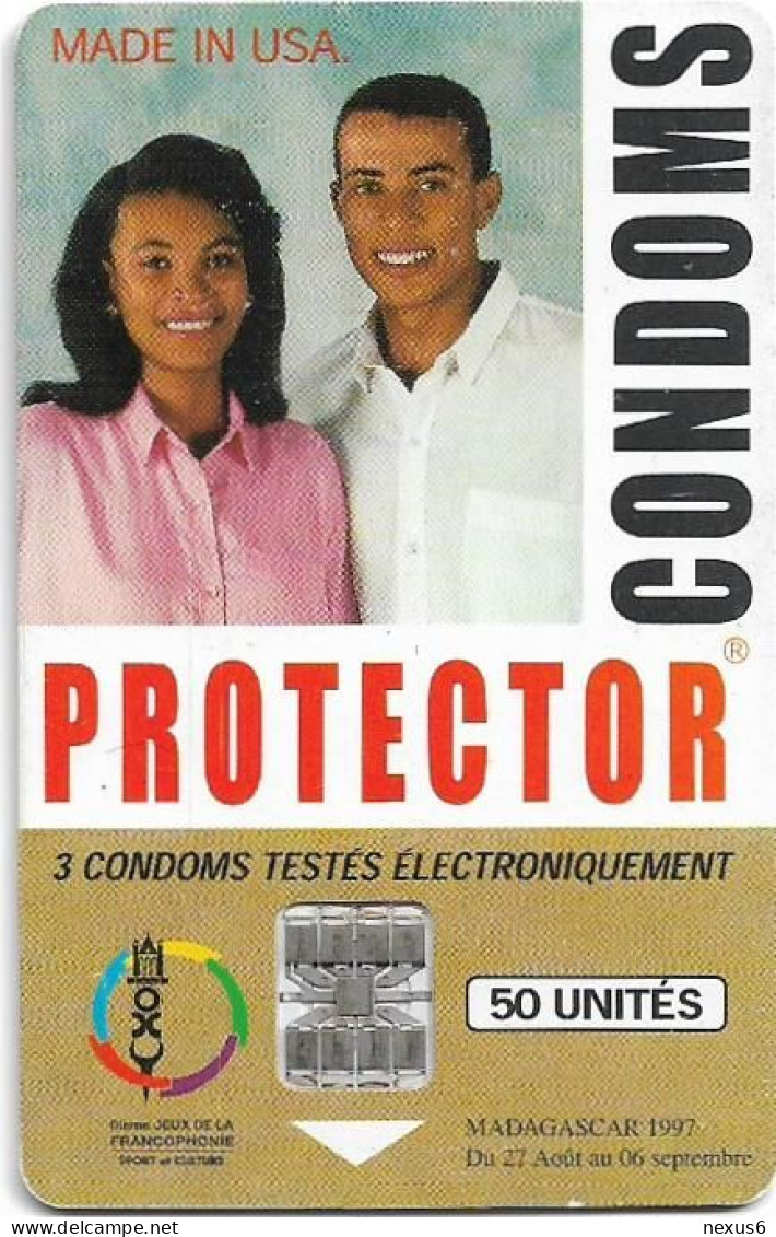 Madagascar - Telecom Malagasy - Protector Condoms, SC7, 50Units, Used - Madagascar