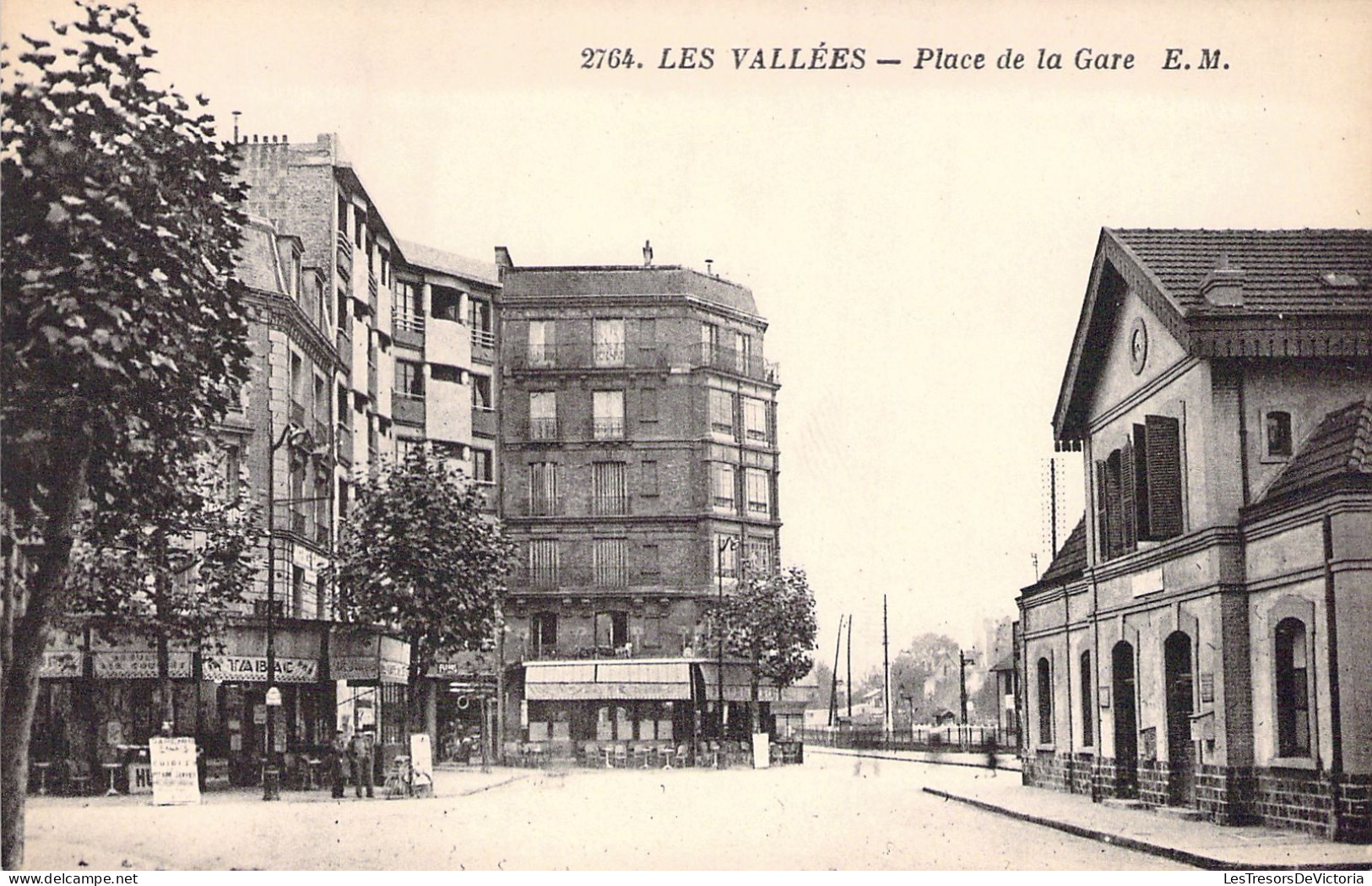 FRANCE - 88 - LES VALLEES - Place De La Gare - E M - Carte Postale Animée - Andere & Zonder Classificatie