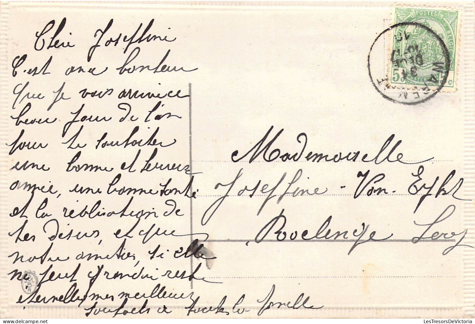 FANTAISIE - Houx - Cloche - Bonne Année - Carte Postale Ancienne - Autres & Non Classés