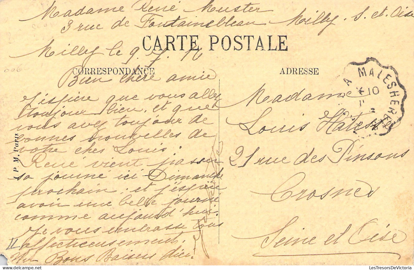 FRANCE - 91 - MILLY - La Roche Feuilletée - Carte Postale Animée - Milly La Foret