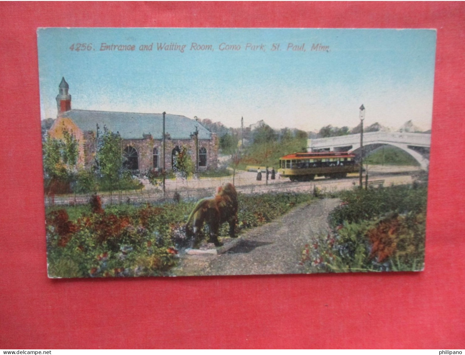 Entrance & Waiting  Room. Trolley.   Como Park  St Paul Minnesota > St Paul     Ref 6012 - St Paul