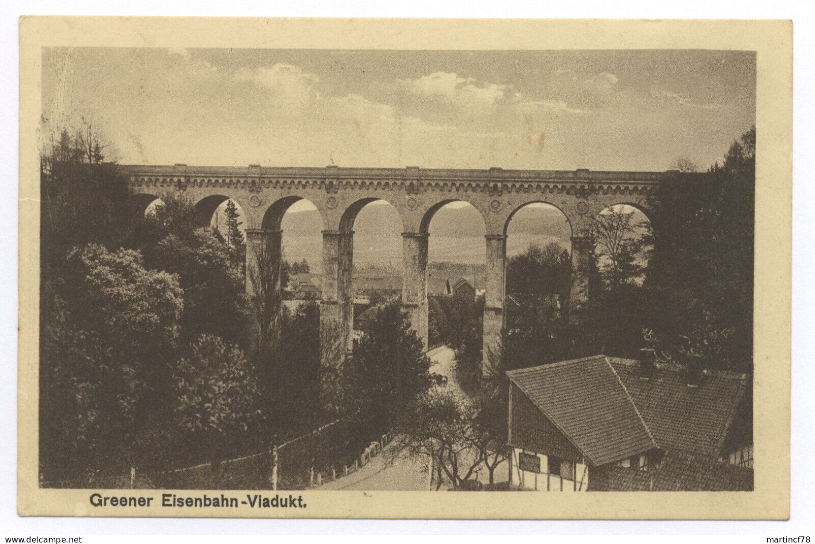 3351 Greene Einbeck Greener Eisenbahn-Viadukt 1917 Northeim - Einbeck