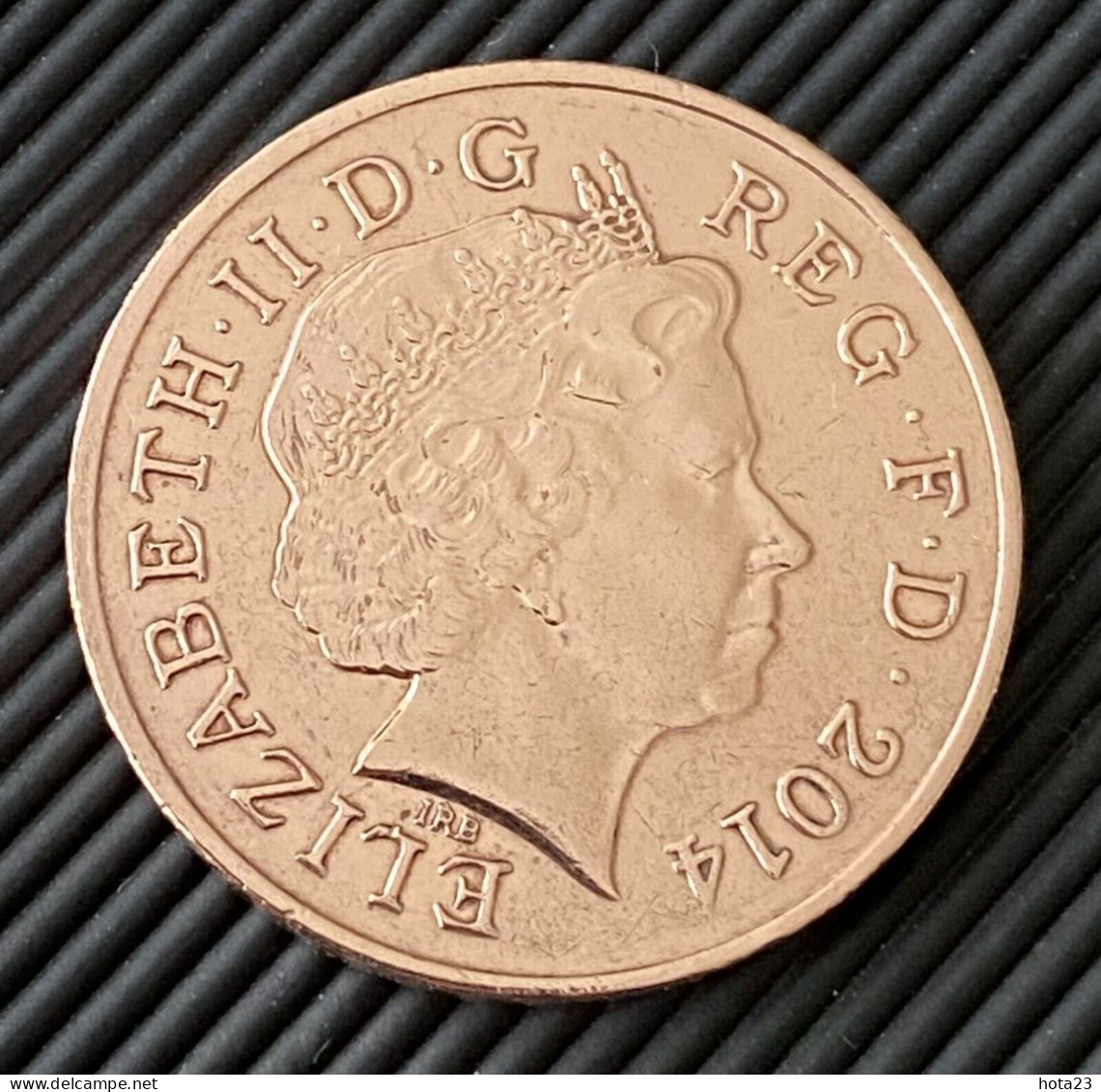 2014 British Copper-Plated Steel ELIZABETH II TWO PENCE 2p Coin - 2 Pence & 2 New Pence