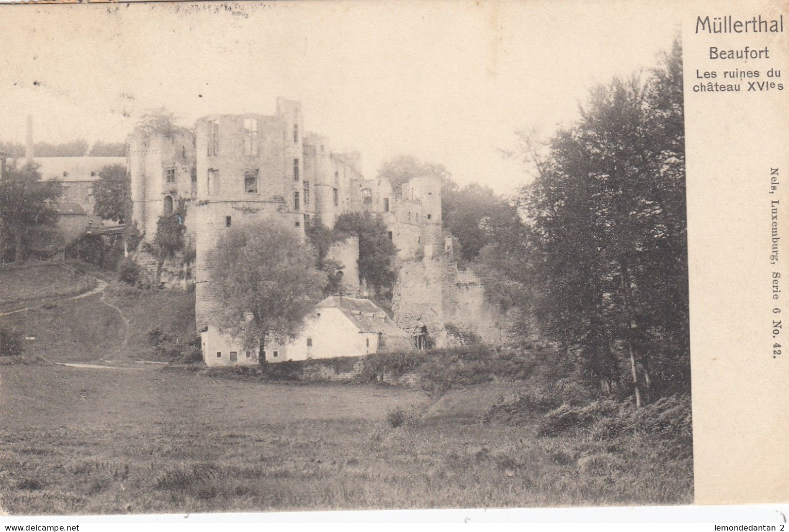 Muellerthal - Müllerthal - Beaufort - Les Ruines Du ChâteauXVIes - Muellerthal