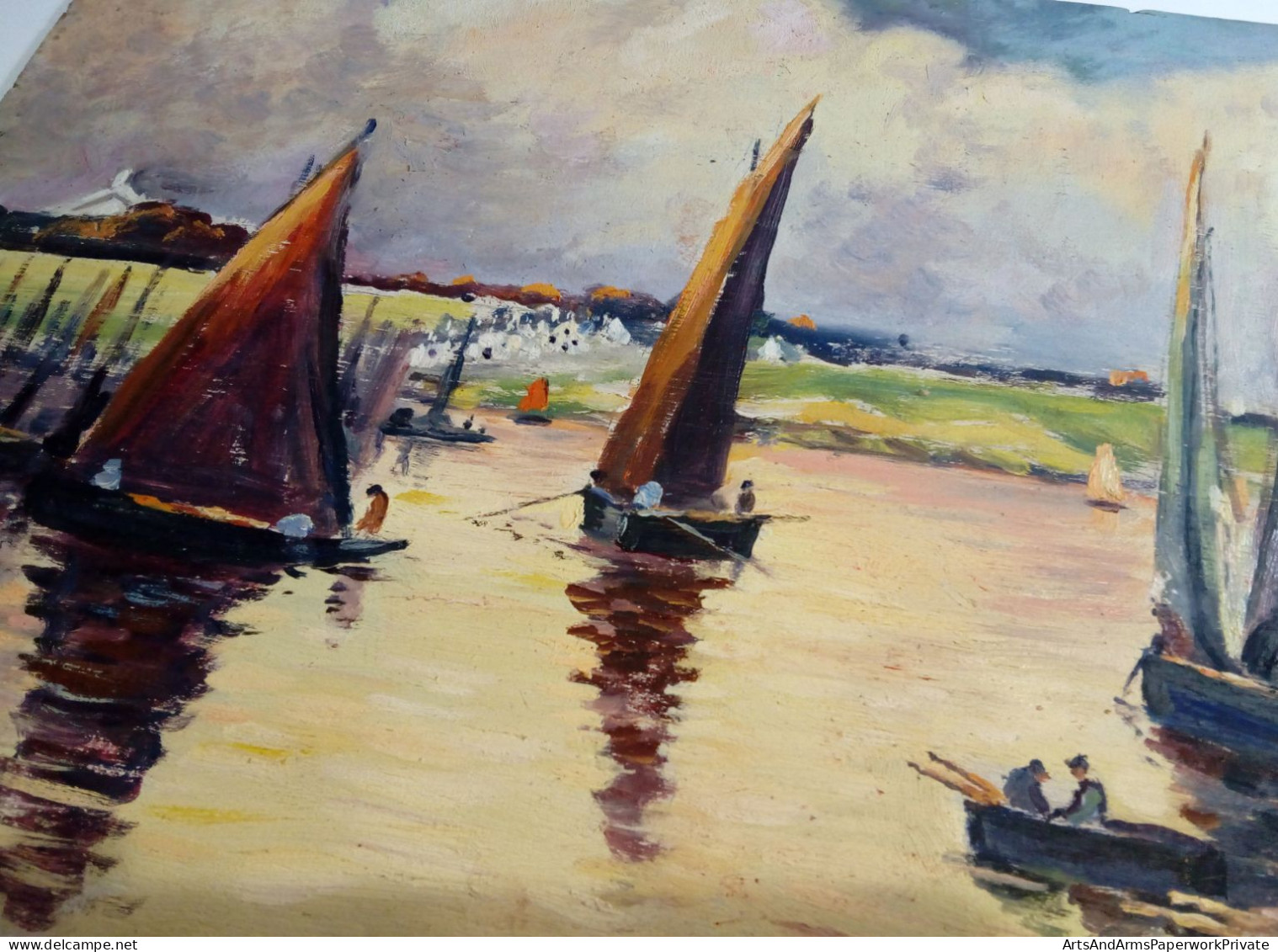 Voiliers sur l'eau/ Sailing ships on the water, 1940