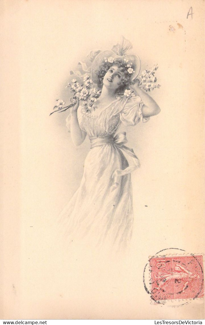ILLUSTRATEUR SIGNEE VIENNE - Femme Au Chapeau - N°2761 - Carte Postale Animée - Vienne