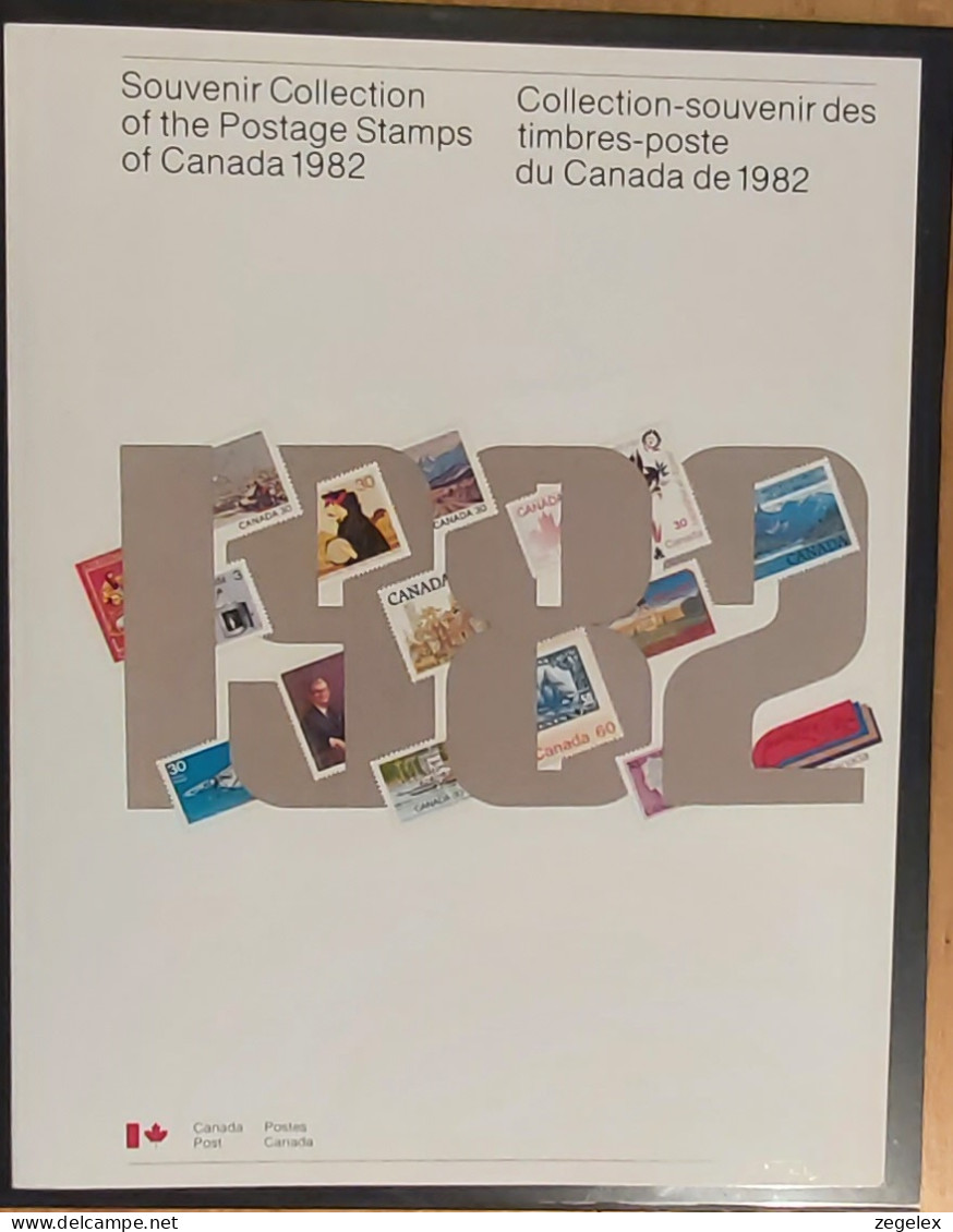 Canada Souvenir Collection Of The Postage Stamps Of Canada 1982 - MNH** - Années Complètes