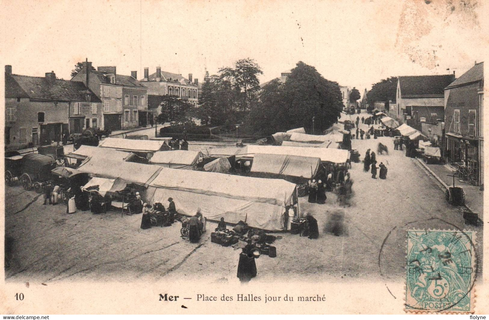 Mer - Place Des Halles Jour De Marché - Mer