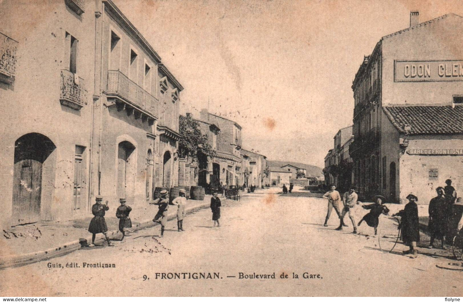Frontignan - Le Boulevard De La Gare - Enfants - Frontignan