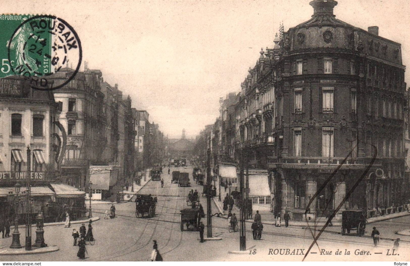 Roubaix - La Rue De La Gare - Roubaix