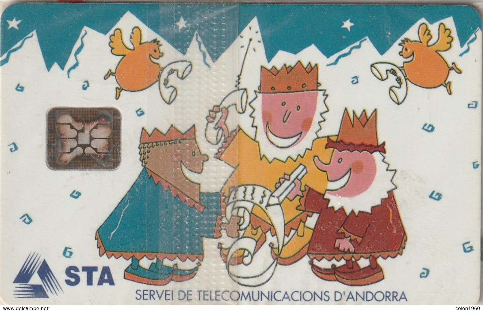 ANDORRA. AND-015. Christmas 1993-12. 3000 Ex. MINT - RARE. (112) - Andorra